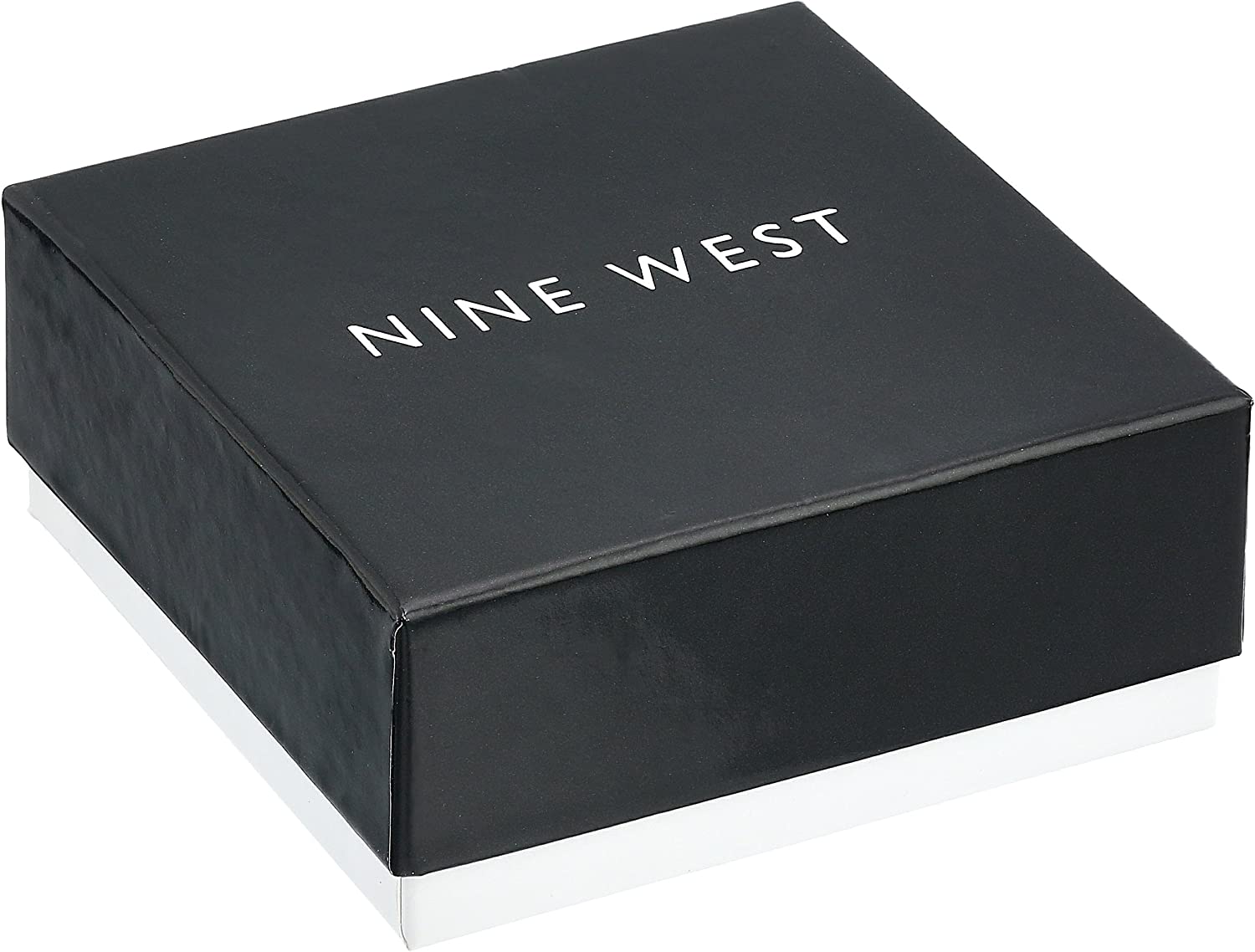 Nine West Women's Boxed Bracelet Pave Heart Stretch - Image 3